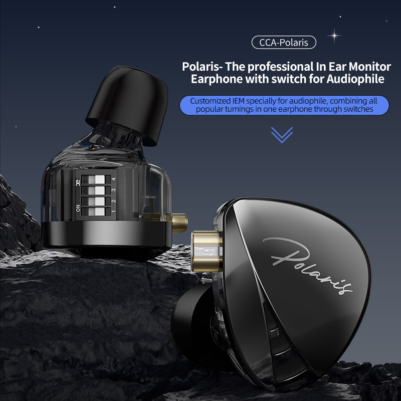 Sports Earphone Hook - CCA Polaris Earphones HIFI Bass Earbuds