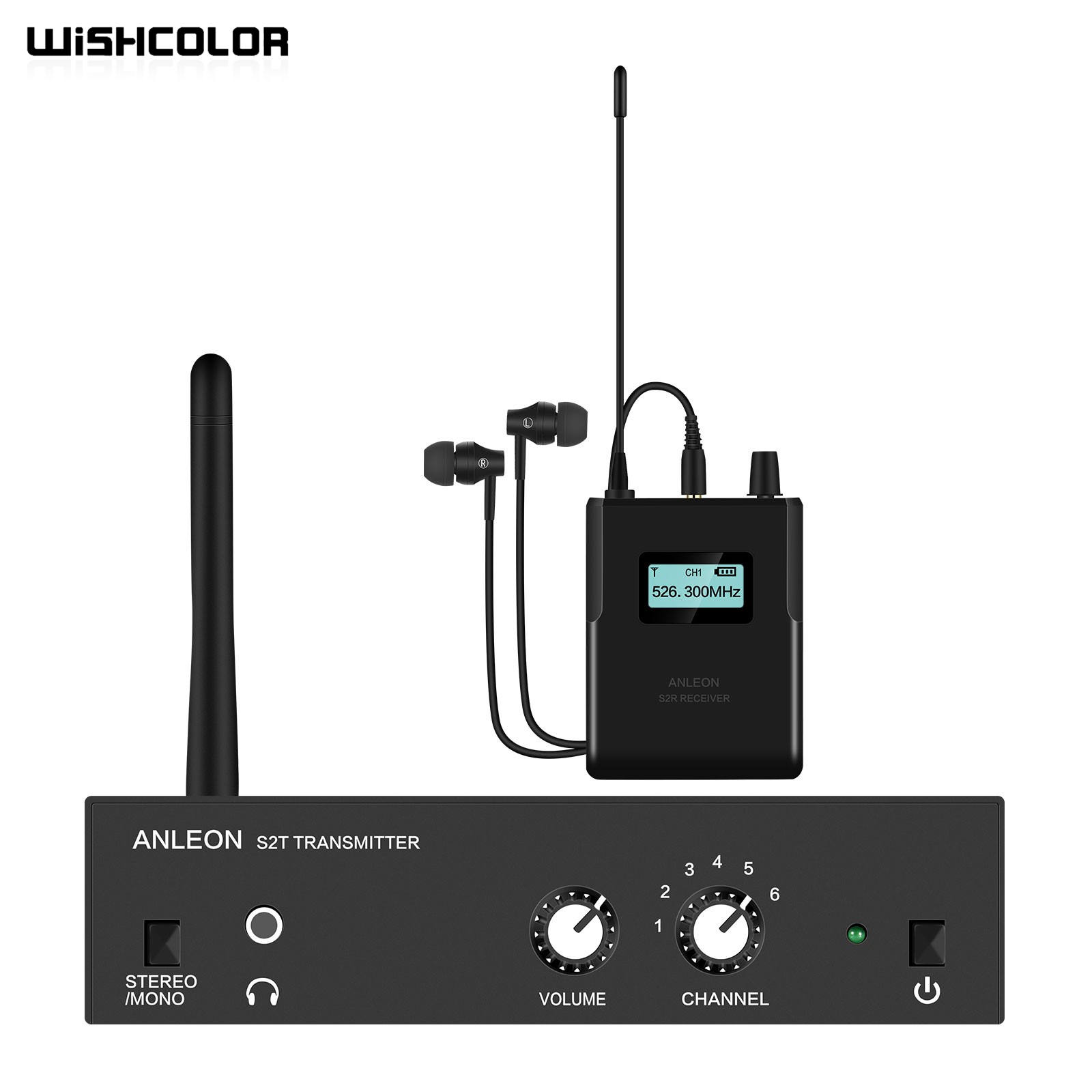 In Ear Monitor Iem - Wishcolor ANLEON S2 526-535MHz in Ear