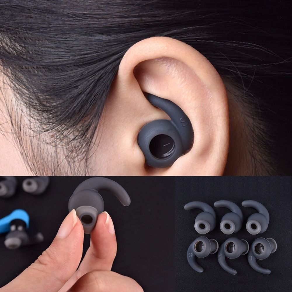 Sports Earphone Hook - 3 Pairs S/M/L In-ear Sports Headphone