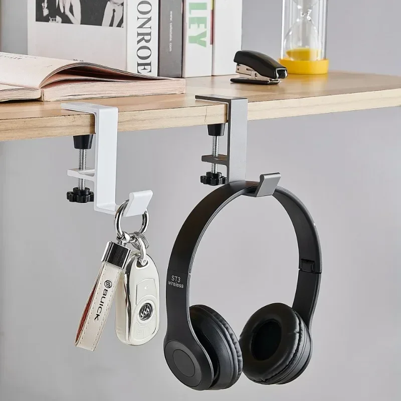 1/2pc Adjustable Desk Edge Hoo - Headphone Stand Desk review and price