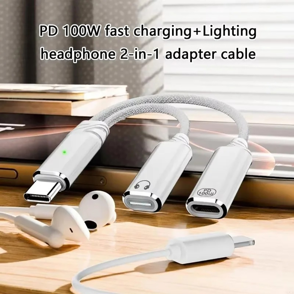 USB C Splitter 2 in 1 Headphon - Earphone Splitter Jack review and price