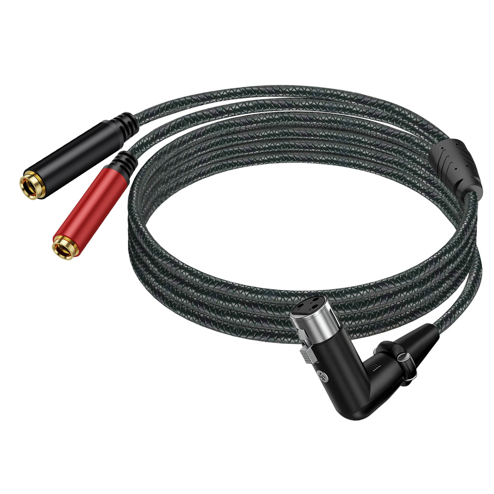 3Pin XLR Female To Dual 6.35mm - Earphone Splitter Jack review and price