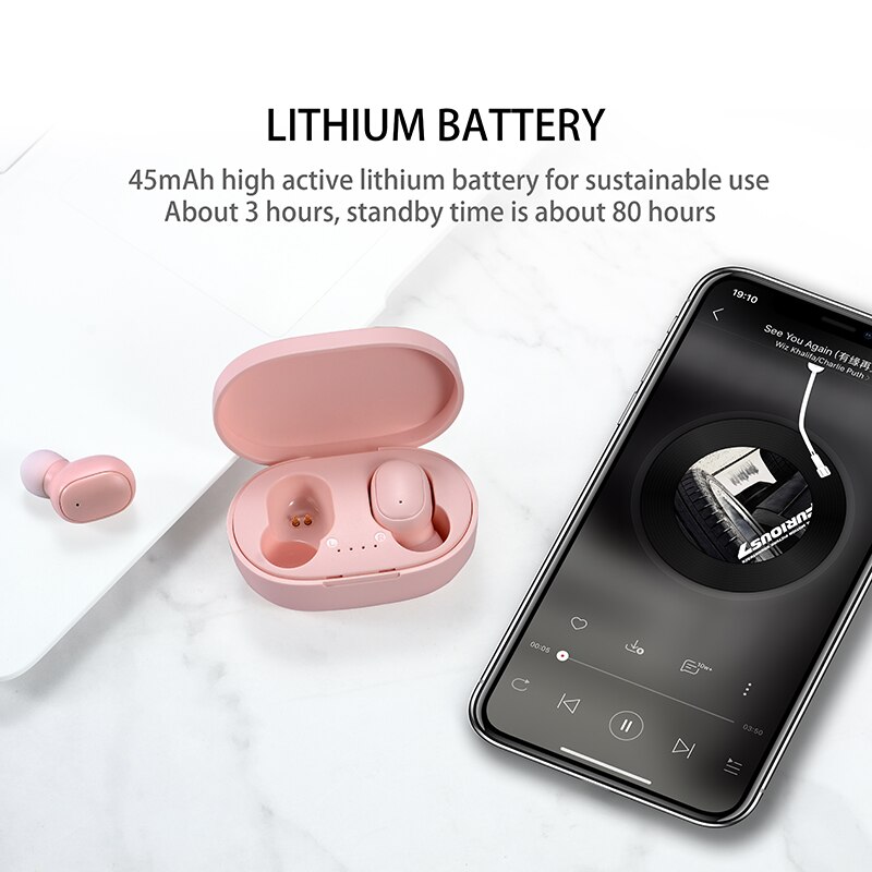 A6S TWS Earphones Wireless Blu - Wireless Earbuds Tws review and price