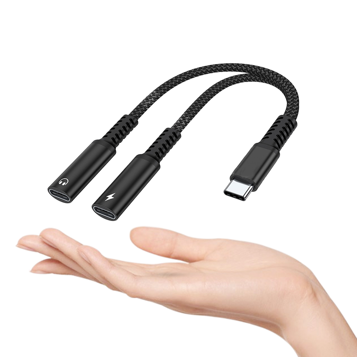 2 IN 1 USB C Splitter to Dual  - Earphone Splitter Jack review and price