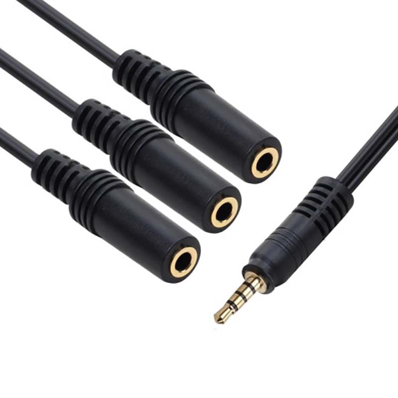 ⭐ 3.5mm 1 Male to 3 Female 3 W - Earphone Splitter Jack review and price
