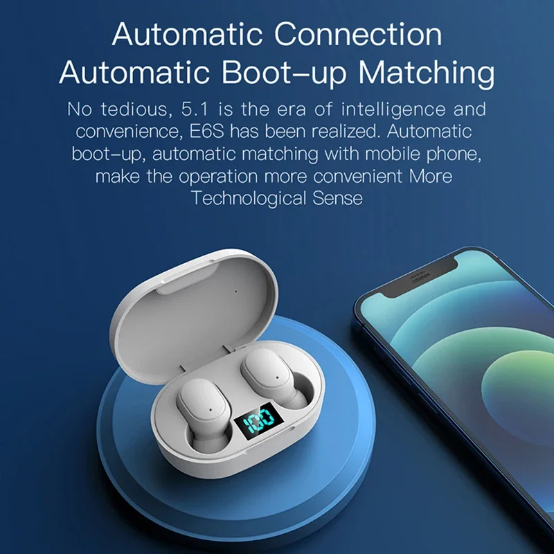 2026 New TWS E6S Fone Bluetoot - Bluetooth Headset On Ear review and price