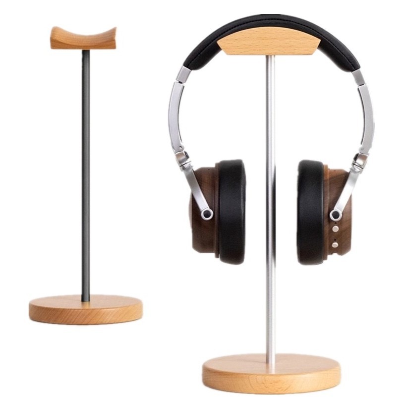 Black Walnut Wood & Aluminum H - Headphone Stand Desk review and price