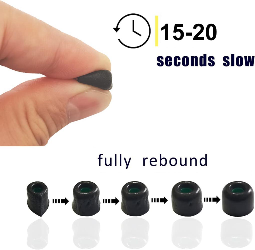 Memory Foam Ear Tips For Sony  - Earphone Foam Tip review and price