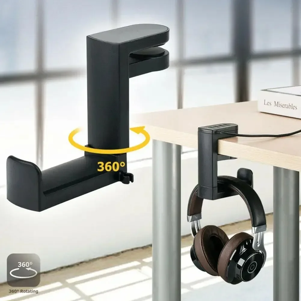 360° Rotating Headphone Stand  - Headphone Stand Desk review and price
