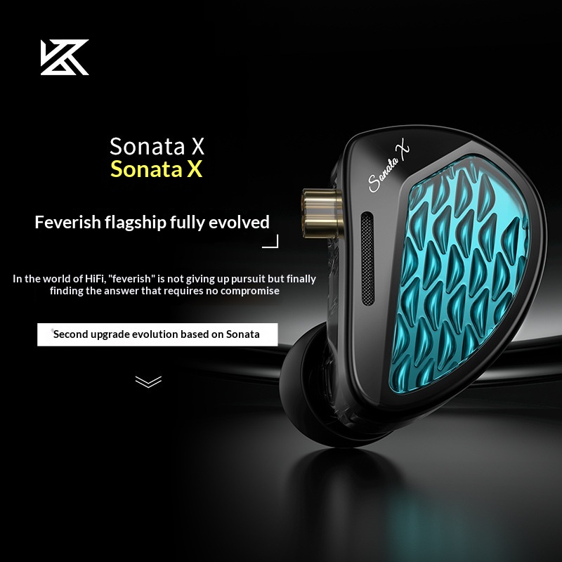 KZ Sonata X In-Ear Monitor Ear - Audiophile Headphone Wired review and price
