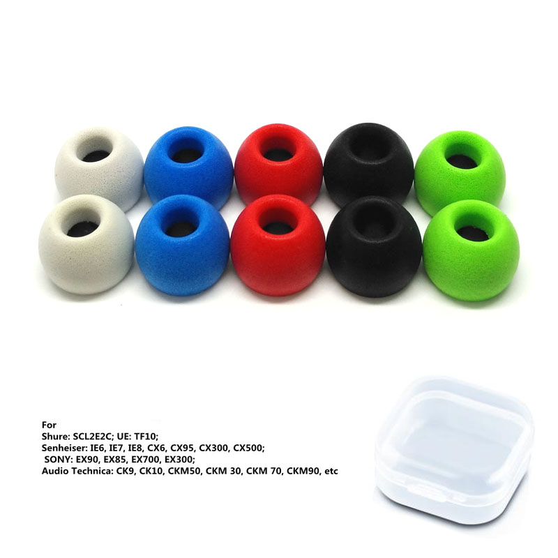 1Pair ANJIRUI Memory Foam Eart - Earphone Foam Tip review and price