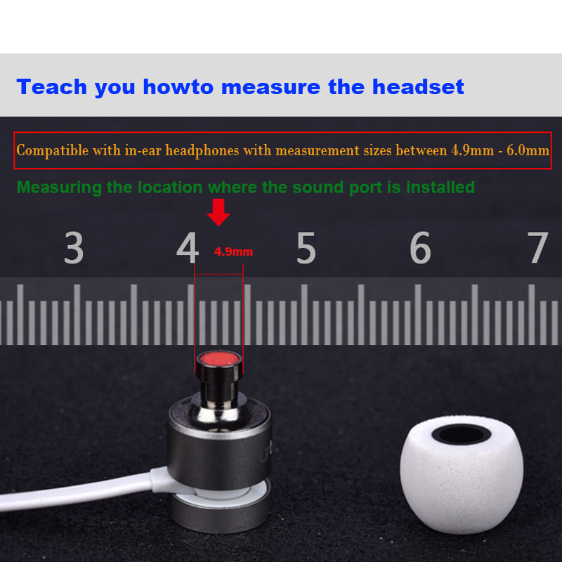 1Pair ANJIRUI Memory Foam Eart - Earphone Foam Tip review and price