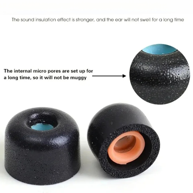 Memory Foam Earphones Ear Pads - Earphone Foam Tip review and price