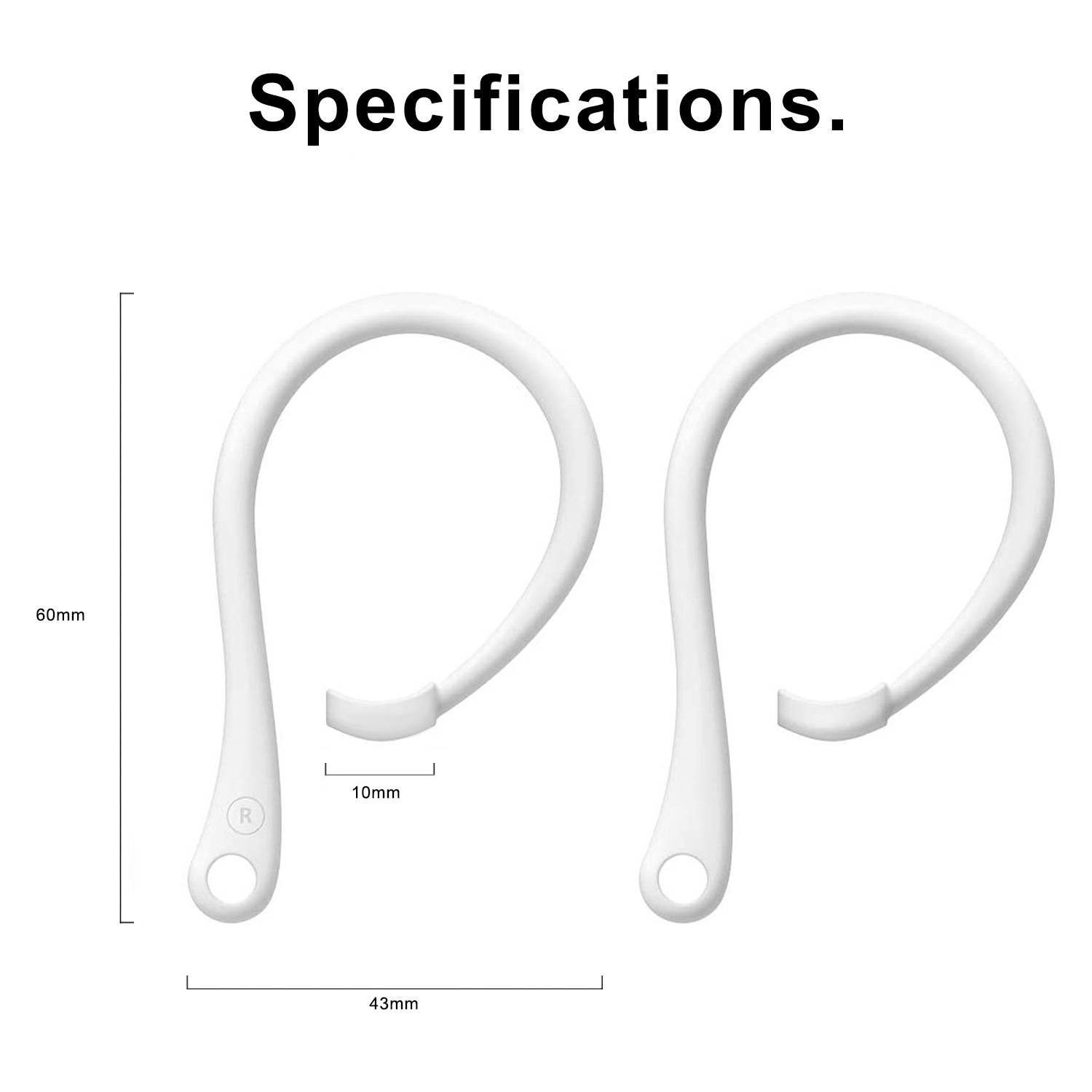 1 Pairs Anti-lost Earhooks For - Sports Earphone Hook review and price