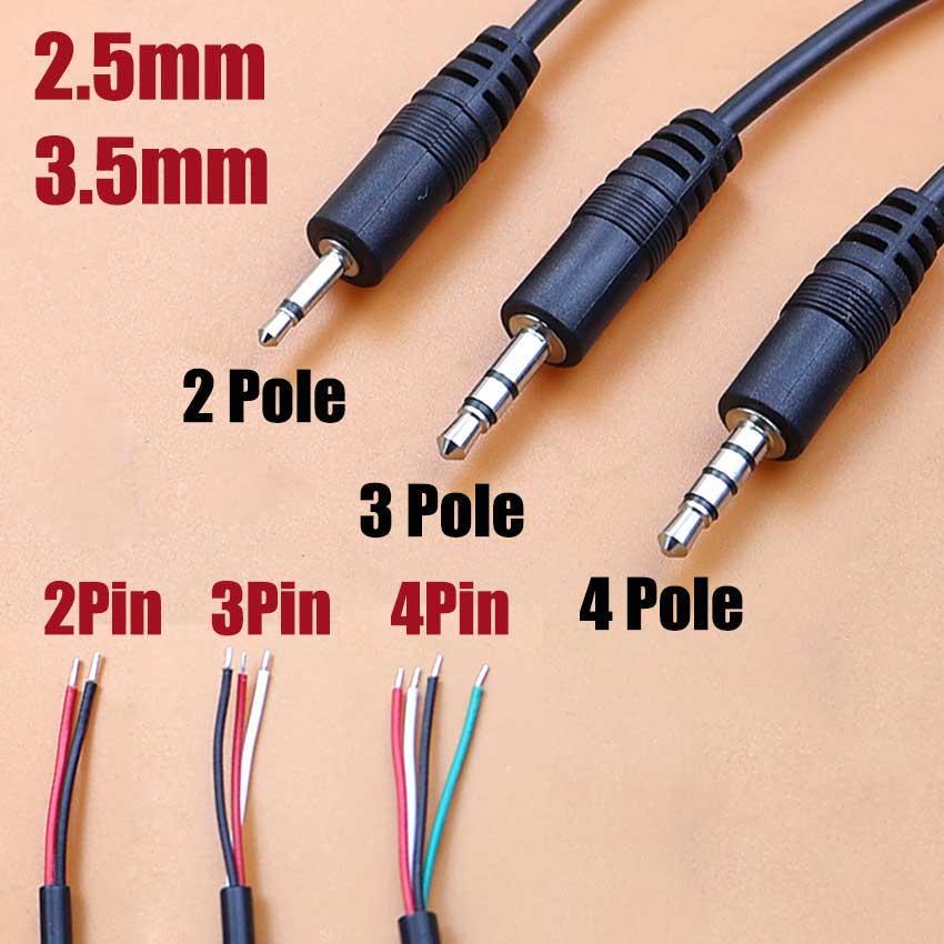 1pcs 2.5mm 3.5mm Mono Stereo A - Audiophile Headphone Wired review and price