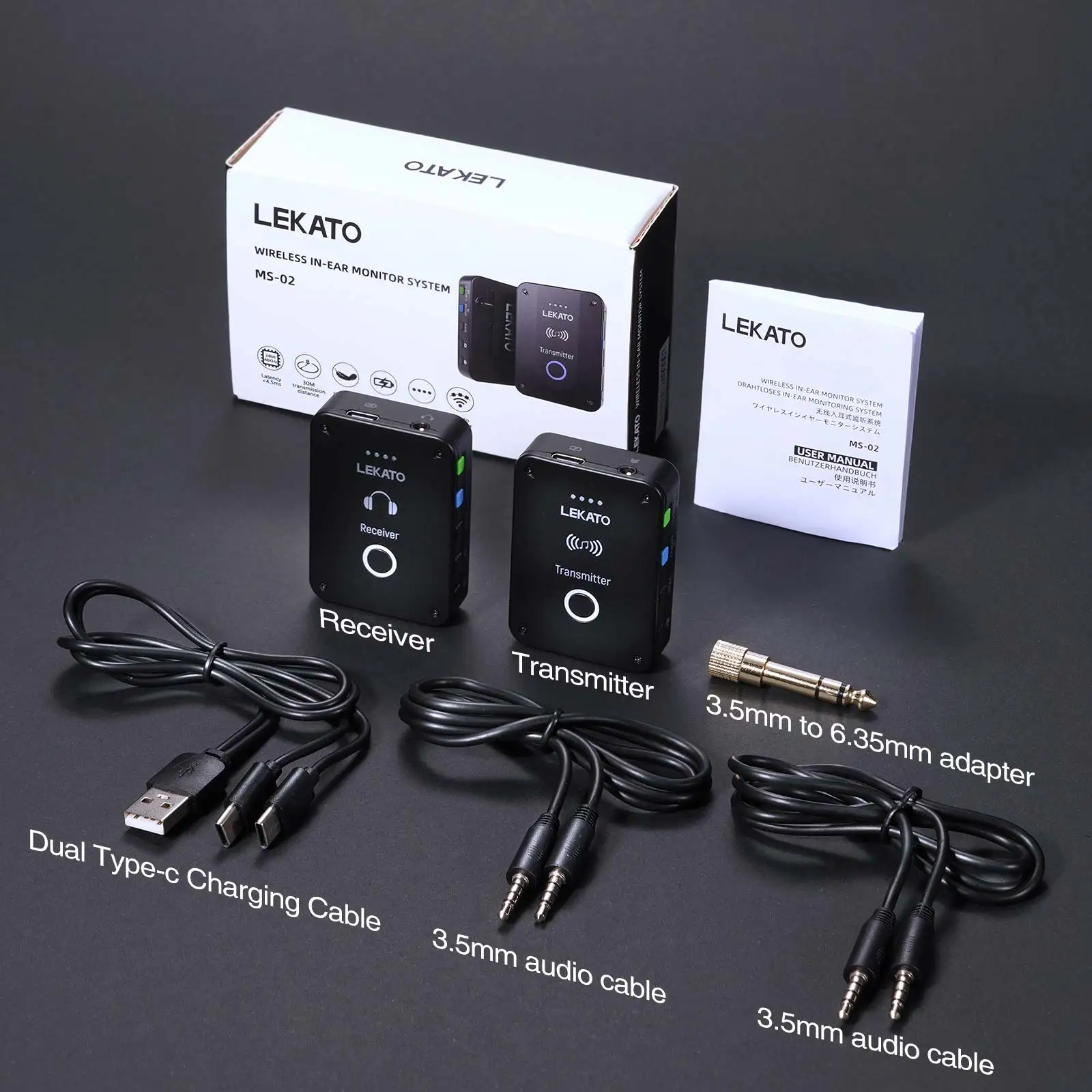 Lekato Ms-02 Wireless Iem Syst - In Ear Monitor Iem review and price
