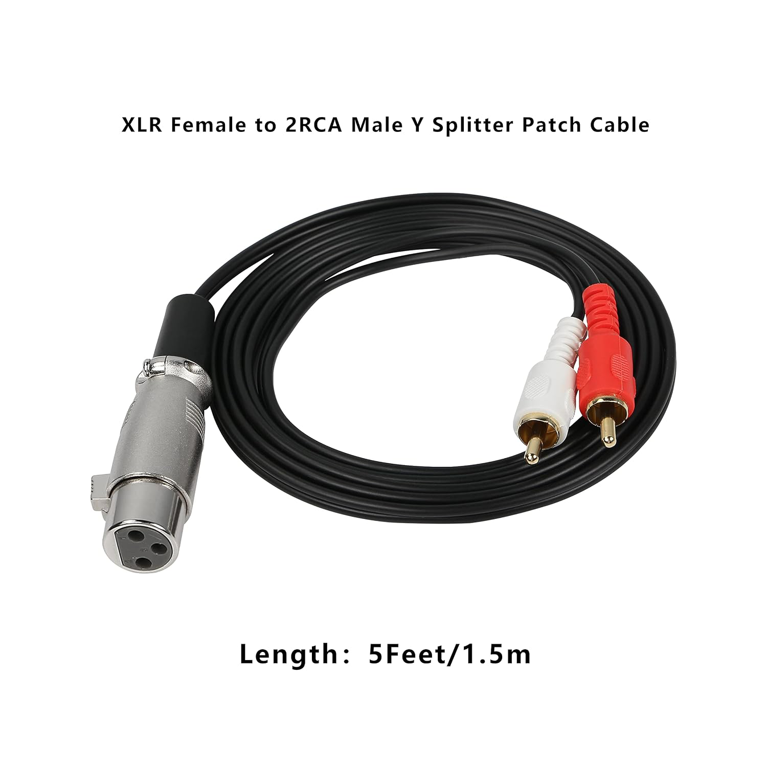 XLR Female to Dual RCA Male St - Audio Splitter Y review and price