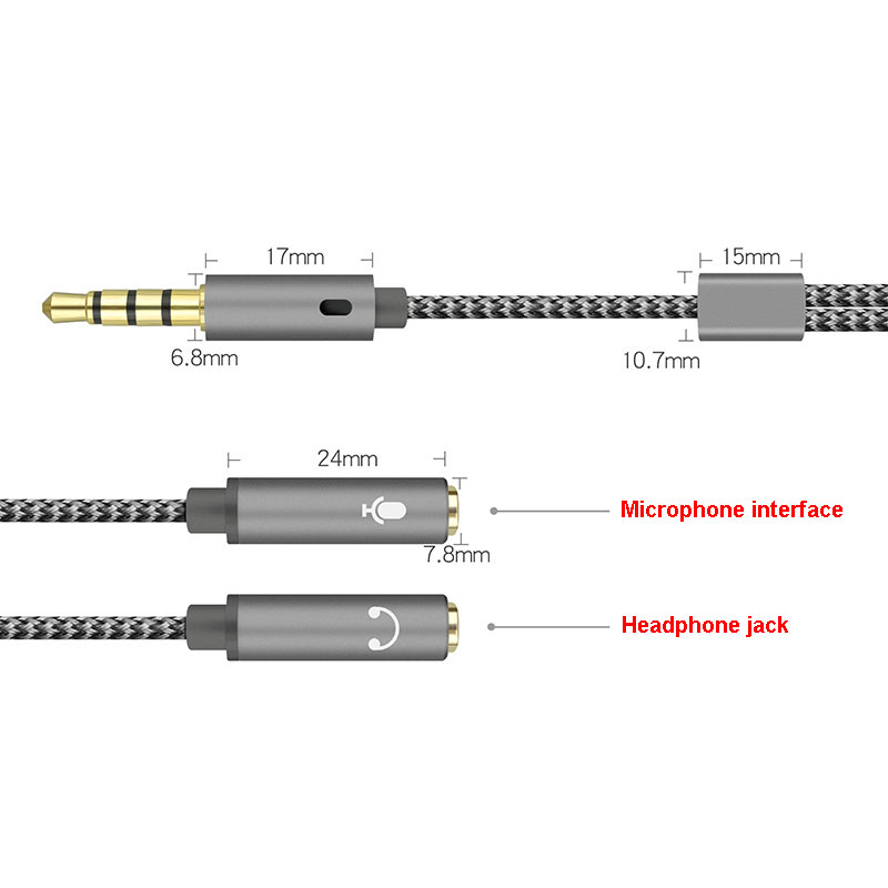 3.5mm Audio Splitter Y Jack 1  - Earphone Splitter Jack review and price