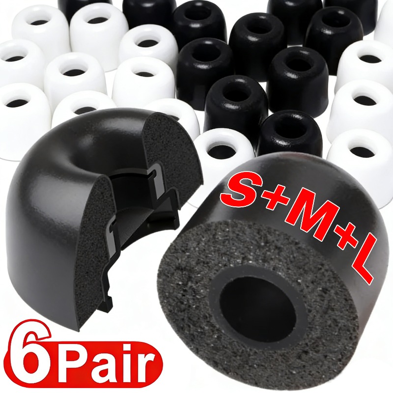6-3Pairs For Samsung Galaxy Bu - Earphone Foam Tip review and price