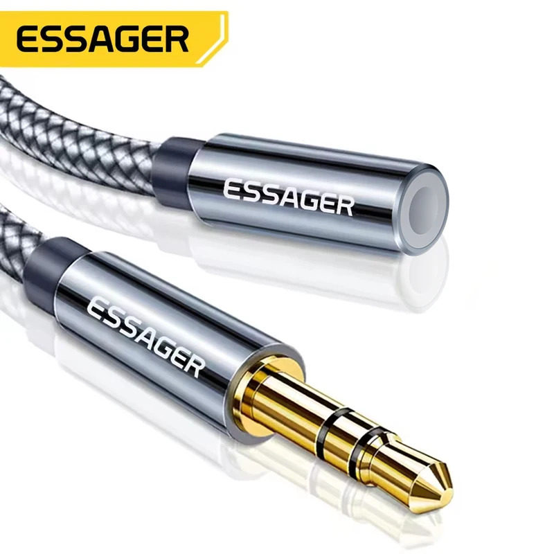 Essager 3.5mm Audio Aux Cable  - Earphone Splitter Jack review and price