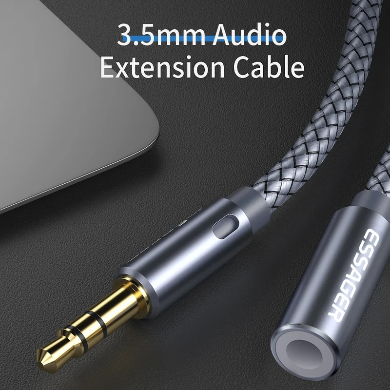 Essager 3.5mm Audio Aux Cable  - Earphone Splitter Jack review and price