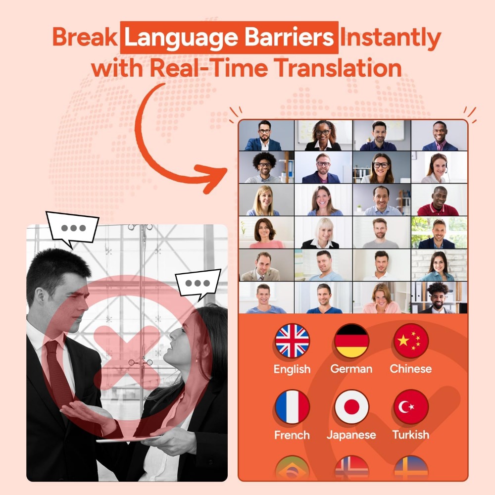 Real-Time Translation Earbuds: - Noise Cancelling Headphone review and price