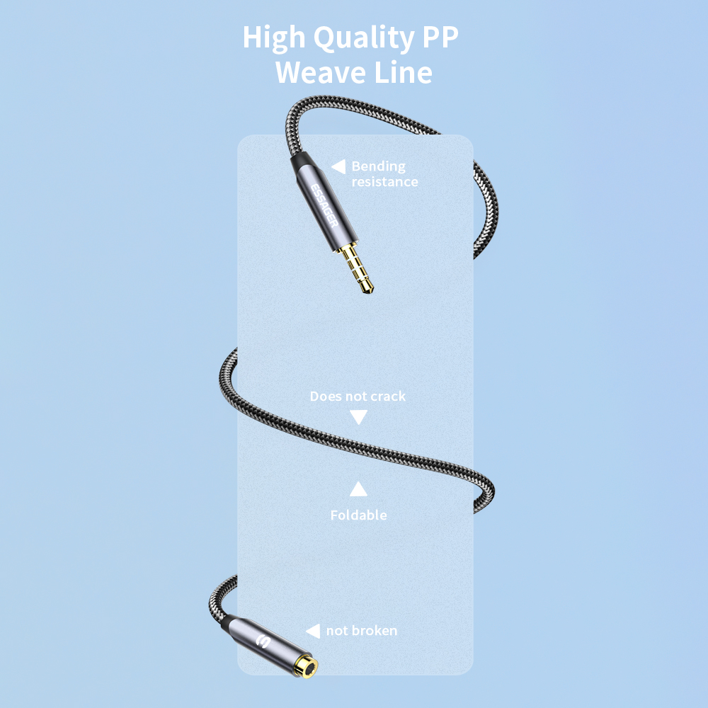 ESSAGER Headphone Extension Ca - Earphone Splitter Jack review and price
