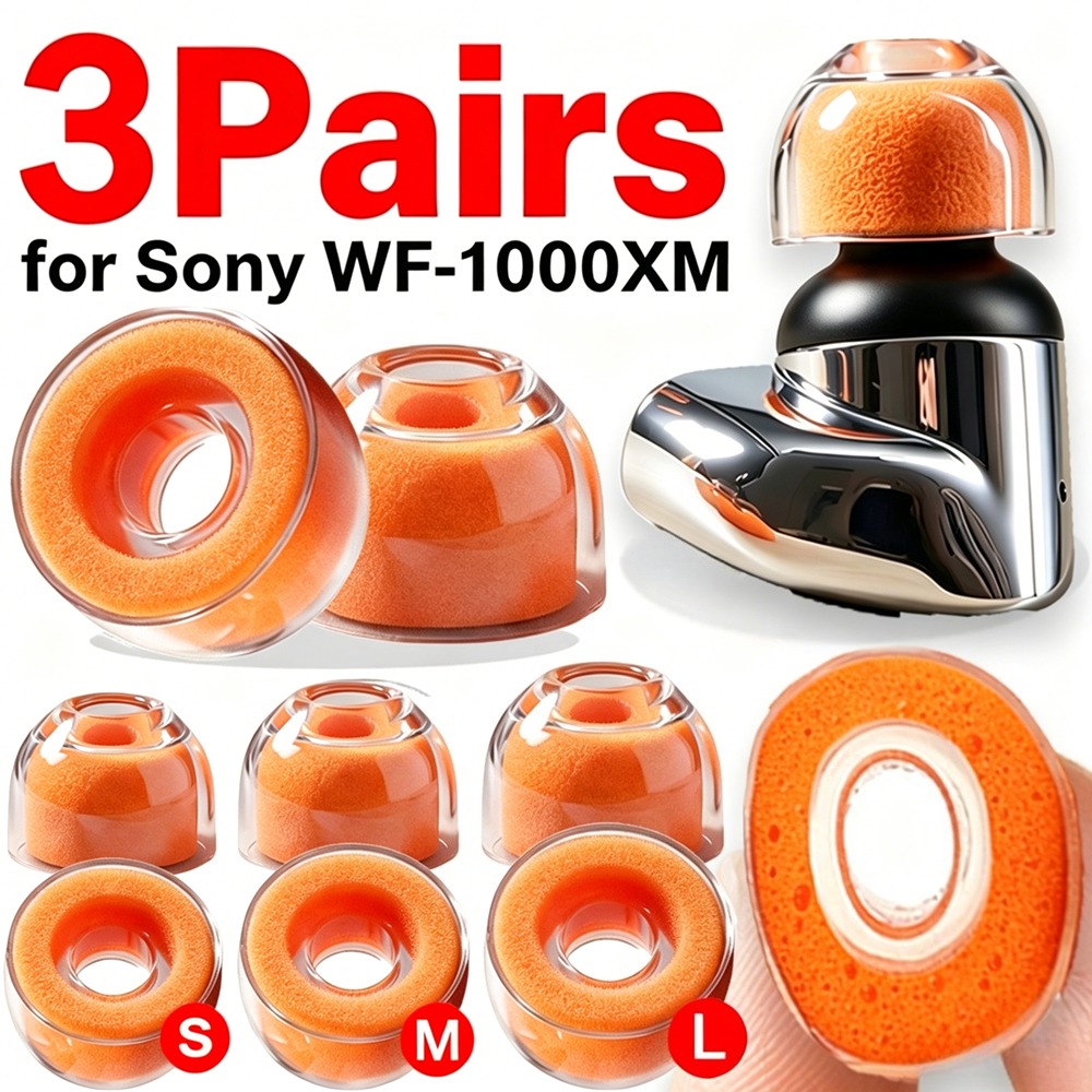 1-3Pairs for Sony WF-1000XM6/5 - Earphone Foam Tip review and price