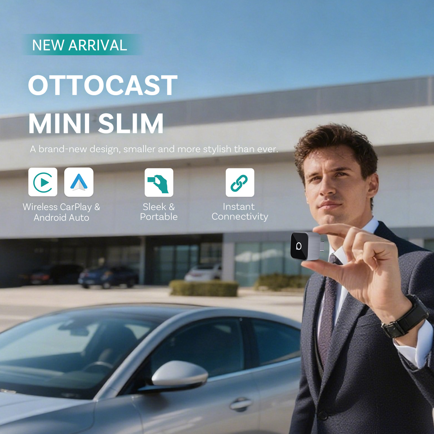 Ottocast Mini Slim Wireless Ca - Bluetooth Adapter Receiver review and price