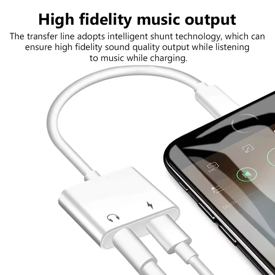 2 in 1 iOS to 3.5mm Jack Audio - Earphone Splitter Jack review and price